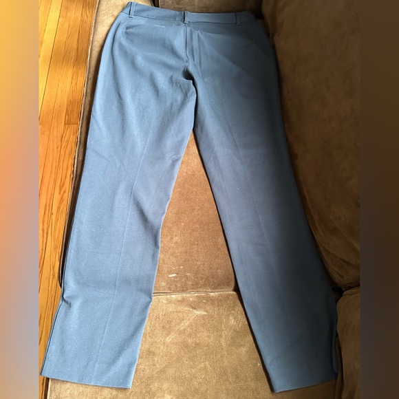 Talbots Navy Blue Curvy Straight Leg Mid Rise Sz 10 With Back Pockets - Picture 10 of 13